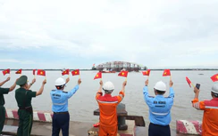 Đoàn lai dắt nhịp chính cầu đi bộ qua sông Sài Gòn hoàn thành 75km đầu tiên