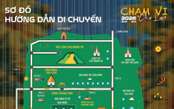 Sơ đồ hướng tuyến để người dân di chuyển trong thời gian Festival cồng chiêng Gia Lai 2026