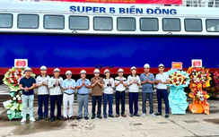 Hạ thủy thêm tàu khách hơn 40 tỷ đồng hoạt động tuyến Sa Kỳ - Lý Sơn