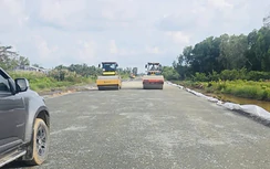 61 ngày đêm đẩy nhanh tiến độ thi công đường Hồ Chí Minh qua tỉnh An Giang