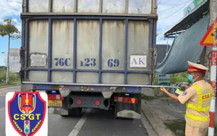 CSGT Quảng Ngãi siết tải trọng, loạt phương tiện vi phạm bị xử lý nghiêm