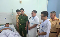 Đại úy cảnh sát giao thông bị thương khi chặn xe vi phạm trên quốc lộ 5 qua Hải Phòng