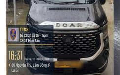 Phạt 132 triệu đồng tài xế và hợp tác xã vận tải ở Lâm Đồng do xe khách vi phạm nhiều lỗi