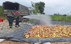 Bắc Ninh: Tiêu hủy gần 11 tấn pháo hoa nổ trái phép