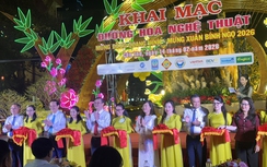 Đường hoa 310m rực rỡ khai hội xuân Bính Ngọ 2026 ở Cần Thơ