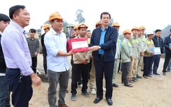 Tiếp lửa công trường cao tốc Tuyên Quang - Hà Giang ngày đầu năm mới