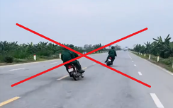 Hải Phòng: Xử lý 2 quái xế lạng lách trên đường phố qua phản ánh từ mạng xã hội