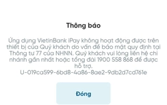 Ngân hàng đồng loạt ngừng cung cấp dịch vụ SmartBanking trên thiết bị có dấu hiệu rủi ro