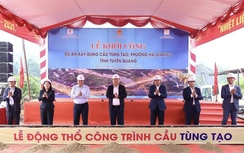 Tuyên Quang: Khởi công xây dựng cầu Tùng Tạo nối đôi bờ sông Lô