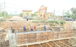 Hưng Yên tăng tốc thi công đê điều, thủy lợi trước mùa mưa bão