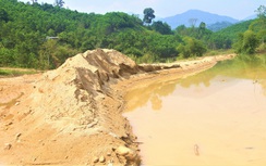 Đà Nẵng: Tăng kiểm tra, ngăn chặn khai thác cát trái phép trên sông khu vực miền núi