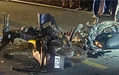 Hai xe mô tô đấu đầu trong đêm trên QL4B qua Lạng Sơn, 4 thanh niên tử vong