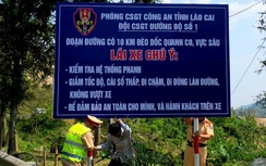 Tăng nhận diện nguy hiểm trên cung đường đèo dốc ở Lào Cai