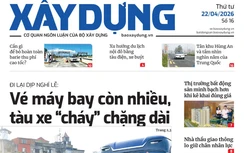 Tin mới nhất, hay nhất trên Báo Xây dựng ngày 22/4/2026