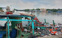 Nổ tàu cá tại An Giang, 7 người bị thương, 1 người nguy kịch