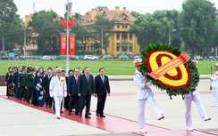 Lãnh đạo Đảng, Nhà nước viếng Lăng Chủ tịch Hồ Chí Minh nhân kỷ niệm giải phóng miền Nam