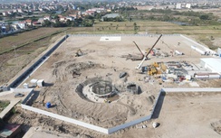 Xi măng bền sunfat của VICEM được đưa vào phục vụ xây dựng sân bay Gia Bình