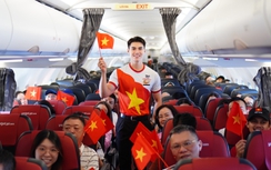 Bay giữa sắc đỏ tự hào, Vietjet chào mừng đại lễ 30/4
