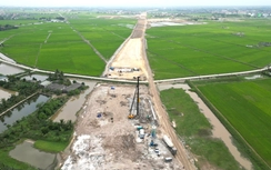 Cao tốc Ninh Bình - Hải Phòng tăng tốc về đích