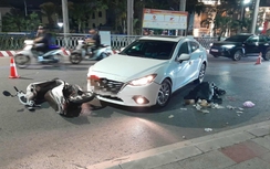 Hải Phòng: Va chạm với ô tô trên cầu Lạc Long, một phụ nữ tử vong