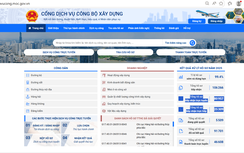 Bộ Xây dựng: Công khai 100% các thủ tục hành chính trên hệ thống