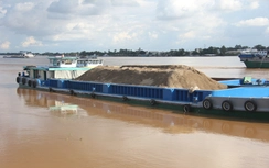 Đồng Tháp: Thêm một mỏ cát trên sông Hậu sắp được khai thác