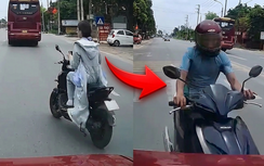 Né xe máy điện chuyển hướng ẩu, ô tô đâm trực diện xe máy