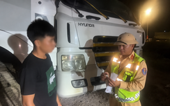 Vi phạm nhiều lỗi trên cao tốc, tài xế và chủ xe tải bị phạt gần 90 triệu đồng