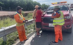 Hà Tĩnh: Xử lý nghiêm tài xế ô tô tải đi ngược chiều trên cao tốc Hàm Nghi - Vũng Áng