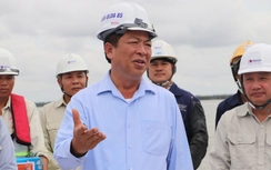 Bộ trưởng Bộ Xây dựng: Phấn đấu đưa dự án cầu Đại Ngãi về đích sớm từ 3 - 6 tháng