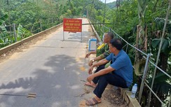 Tuyên Quang: Cấm lưu thông qua cầu treo Vĩnh Hảo sau sự cố