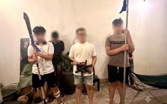 Xử lý nhóm thanh, thiếu niên cầm dao rượt đuổi gây náo loạn đường phố ở Gia Lai