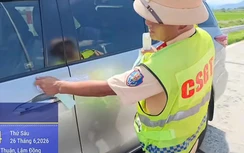 Xử phạt 55 triệu đồng tài xế không có giấy phép lái xe, chạy quá tốc độ trên cao tốc