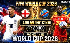 Nhận định, dự đoán tỷ số Anh vs CHDC Congo (23h ngày 1/7), vòng 1/16 World Cup 2026