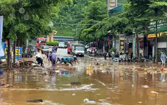 Sơn La mưa lớn gây ngập úng nhiều nơi, phương tiện đi lại khó khăn