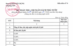 Báo Xây dựng công khai dự toán thu, chi ngân sách Nhà nước Quý II năm 2026