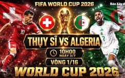 Nhận định, dự đoán tỷ số Thụy Sĩ vs Algeria (10h ngày 3/7), vòng 1/16 World Cup 2026