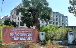 Cận cảnh khu nhà ở sinh viên Bạc Liêu bỏ hoang nhiều năm vừa bàn giao cho trường đại học