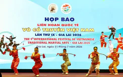 Gần 2.000 võ sư, võ sinh hội tụ tại Liên hoan Quốc tế Võ cổ truyền Việt Nam ở Gia Lai
