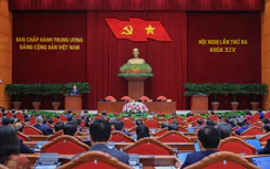 Thông cáo báo chí ngày làm việc thứ năm và bế mạc Hội nghị Trung ương 3 khoá XIV
