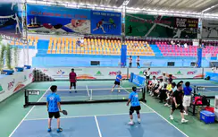 Hàng trăm đoàn viên tranh tài tại Giải Pickleball ngành Xây dựng