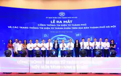 Hà Nội ra mắt Cổng thông tin điện tử thành phố và hệ thống 140 trang thông tin điện tử