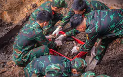 Toàn cảnh hơn một tháng tìm kiếm, quy tập hài cốt liệt sĩ ở Công viên Lê Thị Riêng