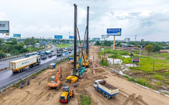 Vướng mặt bằng, dự án mở rộng cao tốc TP.HCM - Trung Lương - Mỹ Thuận thi công cầm chừng