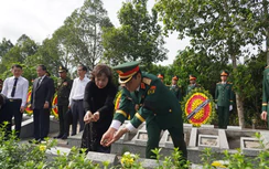 Đồng Tháp: Truy điệu và an táng 68 hài cốt liệt sĩ được quy tập từ Campuchia và trong nước