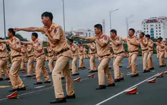 Hà Nội: Hơn 3.000 cảnh sát phô diễn kỹ thuật điều lệnh, võ thuật