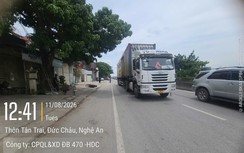 Va chạm giữa xe đầu kéo và xe máy trên quốc lộ 1 qua Nghệ An, 3 người thương vong