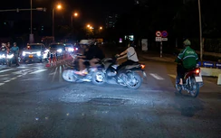 Vượt đèn đỏ, xe máy gây tai nạn giữa giao lộ rồi bỏ chạy