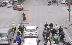 Hà Nội: Hơn 1.500 phương tiện vượt đèn đỏ bị CSGT phát hiện trong một tháng