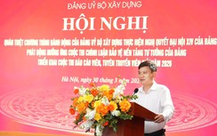 Lan tỏa tinh thần bảo vệ nền tảng tư tưởng của Đảng trong Đảng bộ Bộ Xây dựng
